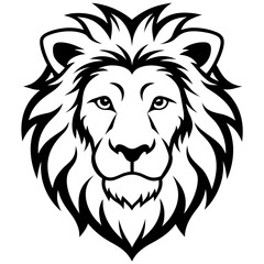 Obraz premium lion head vector