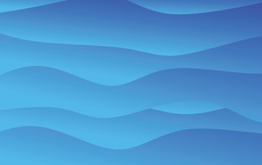 Fototapeta premium abstract blue background with waves