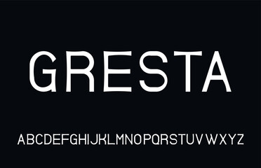 GRESTA, Modern Clean Sans Serif Font,