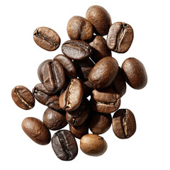 Obraz premium Roasted coffee beans clustered