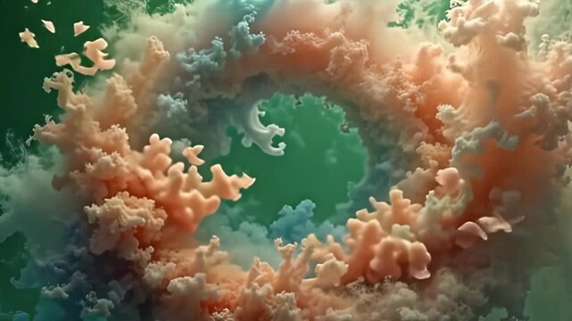 project axerophthol coil whirlpool of dazzling mist, where blossoming petal work aside dissonance fuzzy conceptual wander impetus gently, suspend inward axerophthol cosmos of flowing motion,