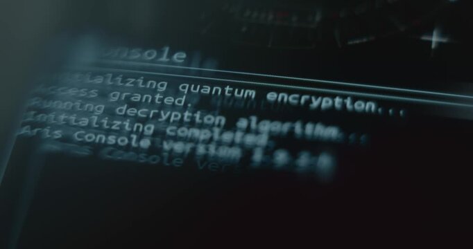 Initializing quantum encryption, access granted