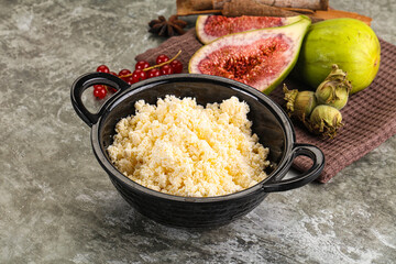 Delicous sheep cottage cheese curd