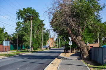 Naklejka premium Daytime July Elista (Republic of Kalmykia), 2025.