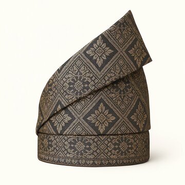 Traditional Malay Cultural Artifacts on Minimal Backgrounds