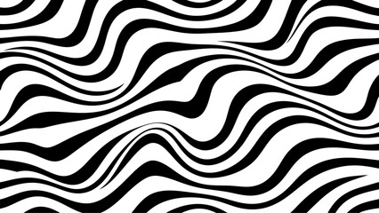 Wave pattern illustration vector with transparent background