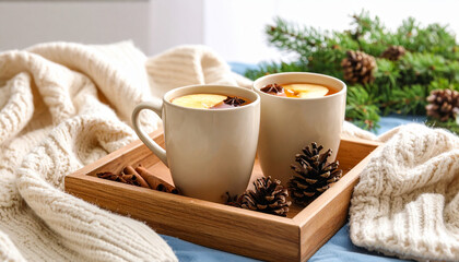 cup of coffee and cookies