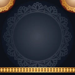 luxury golden mandala for indian wedding invitation card template design islamic arabic gold mandala ornament white background 