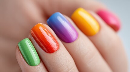 Colorful Nail polish pattern background,Bottles of nail polish, each containing liquid cosmetics,Set colors nail polish isolated on color background,beauty,fashion concept,space for text.