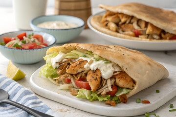 chicken wrap sandwich