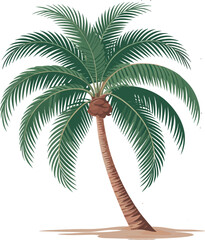 Vector palm tree illustration