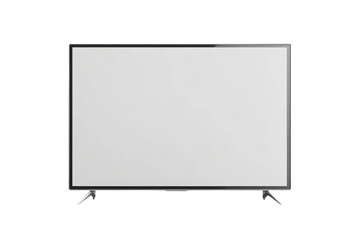 Flat screen TV with thin black frame
