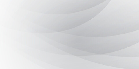 Abstract  white and gray color, modern design stripes background with geometric round shape. Eps10