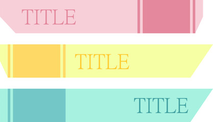Title Header Background