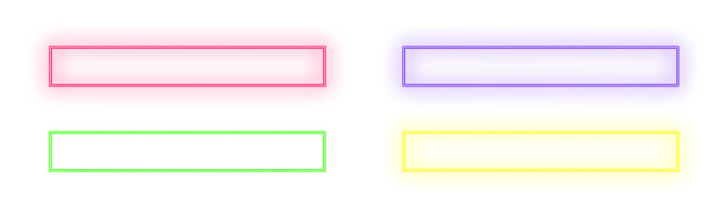 rectangle line with different colors and variations on transparent background.