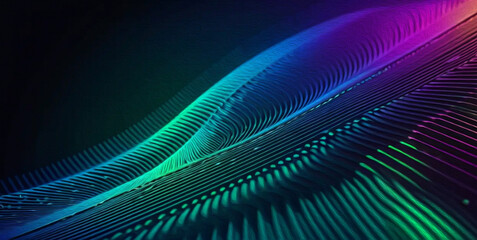 Abstract technology background. . Oil paint illustration.