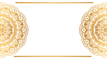 Flower luxury mandala background arabesque style