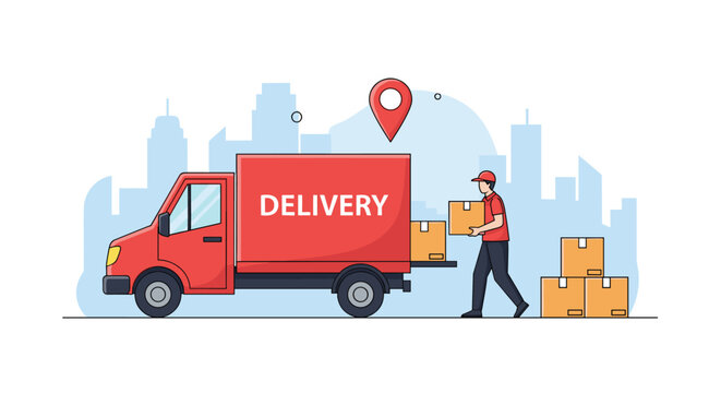 Efficient package delivery services ensuring timely arrival of goods and packages with professional logistics and transportation solutions