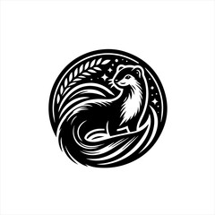 Ferret in circular design