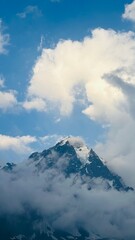 Manimahesh Kailash Touching the Clouds