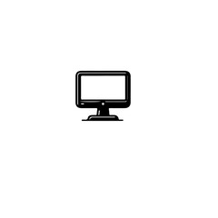 A simple black and white graphic illustration of a baseball on white background