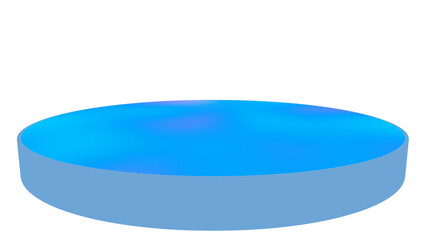 Product Display Image Transparent background, 3D Rendered Blue Circular Display Platform