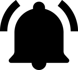 Notifications active bell icon symbol