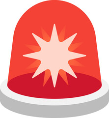 Emergency siren icon symbol