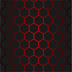 abstract background with hexagons