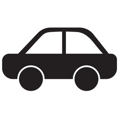  car icon vector silhouette illustration