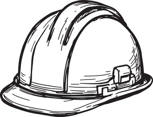 Construction icons line art minimal design for industrial themes