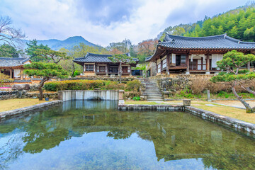 전북 완주군 오성한옥마을의 풍경