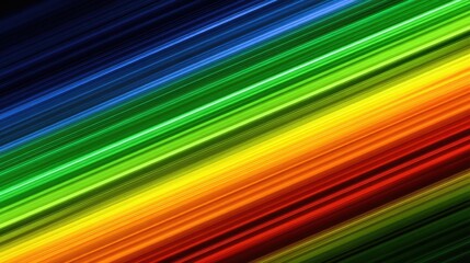 Colorful diagonal stripes in a spectrum of hues.