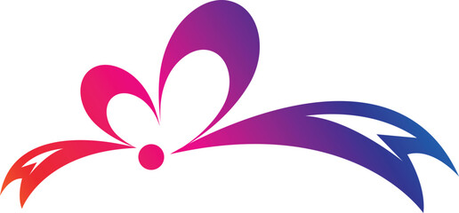 ribbon bow silhouettes vector illustration collection isolated on white background for decoration, gift wrap, fashion design