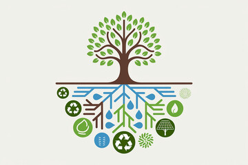 Sustainable Growth: A Visual Representation of Eco-Friendly Practices