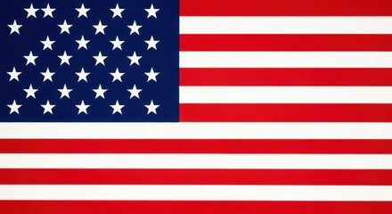 Naklejka premium The Stars and Stripes of the United States of America