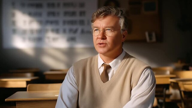 Scholar Teaching Constitutional History in a Classroom with Timeline