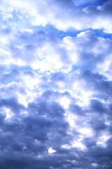 ふわふわした雲