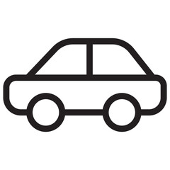  car icon vector silhouette illustration