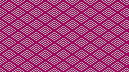 入子菱柄（赤紫色）