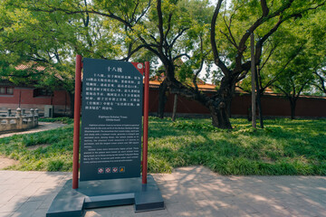 Beijing,China. - may 2 2025 Palaces, pagodas inside the territory of the Forbidden City Museum