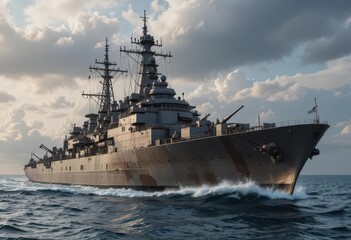  Immovable Force The naval cruiser harnesses the technology of rare earth superconducting motors.