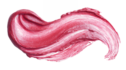 Pink Sparkle Gloss Texture On Transparent Background