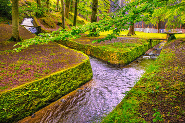 The Rigole de la Montagne Noire is an irrigation channel located in the Tarn department of France. It was built in the 19th century to supply water to the Canal du Midi, bringing water from the Montag