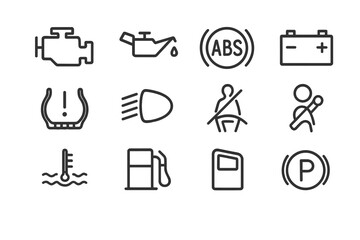 Car dashboard warning lights and symbols guide for safe driving