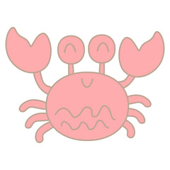 summer day elements clip art set. Summer element collection. Summer holiday beach. Cartoon flat vector isolated on white bạckground