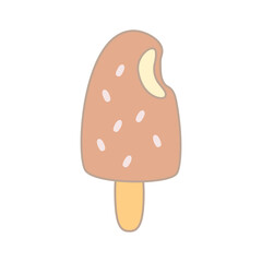 summer day elements clip art set. Summer element collection. Summer holiday beach. Cartoon flat vector isolated on white bạckground