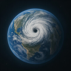 Earth and Hurricane