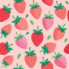  pattern with strawberries