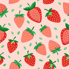  pattern with strawberries